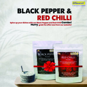 Red Chilli-Black Pepper Combo (100g+100g)